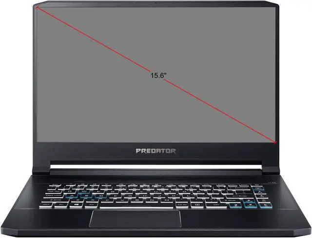 Alt view image 14 of 14 - Acer Predator Triton 500 PT515-51-765U 15.6" 144 Hz IPS Intel Core i7 8th Gen 8750H (2.20 GHz) NVIDIA GeForce RTX 2080 32 GB Memory 1 TB SSD Windows 10 Home 64-bit Gaming Laptop