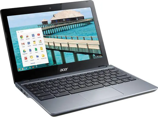 Alt view image 2 of 4 - Acer Chromebook C720P-2625 Intel Celeron 2955U (1.40 GHz) 4 GB Memory 16 GB SSD 11.6" Touchscreen Chrome OS Black (Refurbished)
