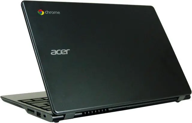 Alt view image 3 of 4 - Acer Chromebook C720P-2625 Intel Celeron 2955U (1.40 GHz) 4 GB Memory 16 GB SSD 11.6" Touchscreen Chrome OS Black (Refurbished)
