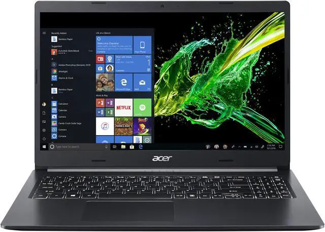 Alt view image 4 of 13 - Acer Laptop Aspire 5 A515-54G-54QQ Intel Core i5 8th Gen 8265U (1.60 GHz) 8 GB Memory 512 GB SSD NVIDIA GeForce MX250 15.6" Windows 10 Home 64-bit