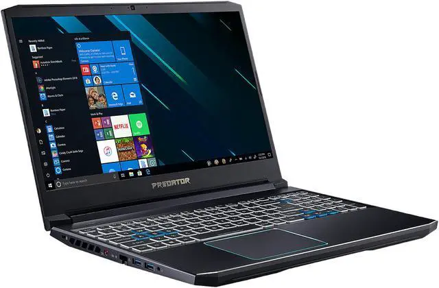 Alt view image 4 of 13 - Acer Predator Helios 300 PH315-52-72RG 15.6" 144 Hz IPS Intel Core i7 9th Gen 9750H (2.60 GHz) NVIDIA GeForce GTX 1660 Ti 16 GB Memory 512 GB SSD Windows 10 Home 64-bit Gaming Laptop