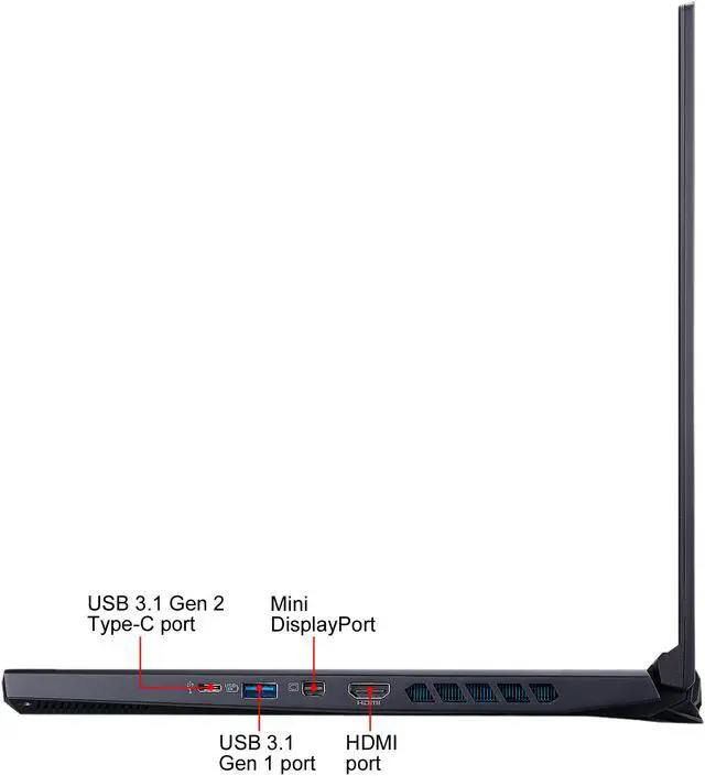 Alt view image 12 of 13 - Acer Predator Helios 300 PH315-52-72EV 15.6" 144 Hz IPS Intel Core i7 9th Gen 9750H (2.60 GHz) NVIDIA GeForce RTX 2060 16 GB Memory 512 GB SSD Windows 10 Home 64-bit Gaming Laptop