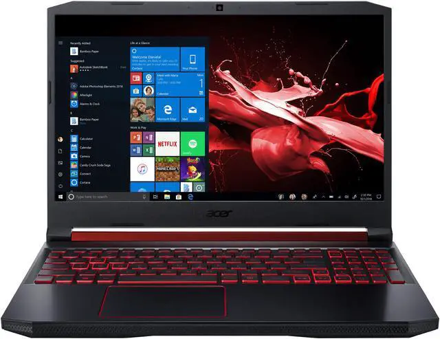 Alt view image 4 of 19 - Acer Nitro 5 - 15.6" - Intel Core i5-9300H - GeForce RTX 2060 - 16 GB DDR4 - 512 GB SSD - Gaming Laptop (AN515-54-547D)