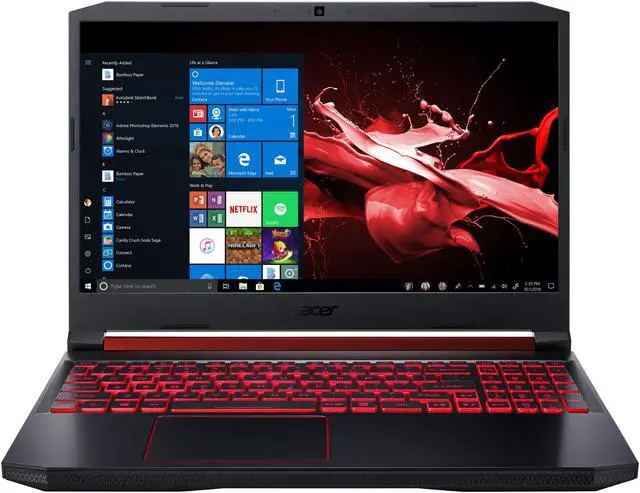 Alt view image 3 of 19 - Acer Nitro 5 - 15.6" - Intel Core i5-9300H - GeForce RTX 2060 - 16 GB DDR4 - 512 GB SSD - Gaming Laptop (AN515-54-547D)