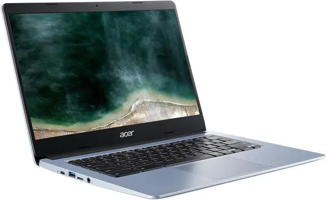 Alt view image 8 of 15 - Acer Chromebook 314 CB314-1H-C66Z Chromebook Intel Celeron N4000 (1.10 GHz) 4 GB LPDDR4 Memory 32 GB eMMC 14.0" Chrome OS