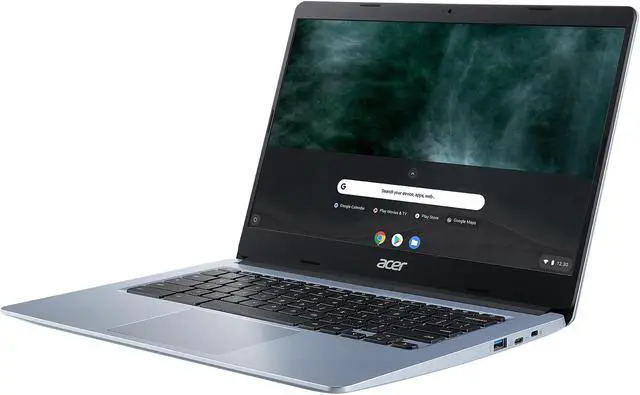 Alt view image 2 of 15 - Acer Chromebook 314 CB314-1H-C66Z Chromebook Intel Celeron N4000 (1.10 GHz) 4 GB LPDDR4 Memory 32 GB eMMC 14.0" Chrome OS