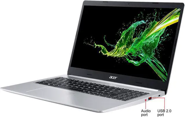 Alt view image 3 of 8 - Acer Laptop Aspire 5 Thin and Light Laptop A515-55-576H Intel Core i5 10th Gen 1035G1 (1.00 GHz) 8 GB Memory 512 GB PCIe SSD Intel UHD Graphics 15.6" Windows 10 Home 64-bit