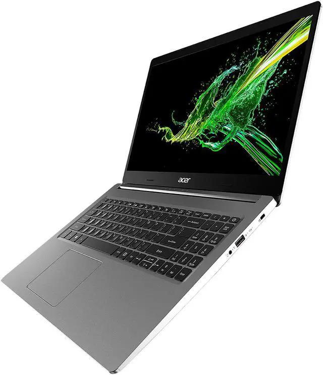 Alt view image 7 of 11 - Acer Laptop Aspire 5 Intel Core i7-1065G7 12GB Memory 512 GB PCIe SSD Intel Iris Plus Graphics 15.6" Non-Touch Screen Windows 10 Home 64-bit A515-55-78S9