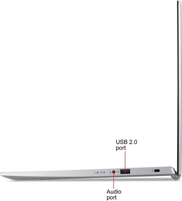 Alt view image 7 of 9 - Acer Laptop Aspire 5 Thin and Light Laptop A515-56-76J1 Intel Core i7 11th Gen 1165G7 (2.80 GHz) 12 GB Memory 512 GB NVMe SSD Intel Iris Xe Graphics 15.6" Windows 10 Home 64-bit