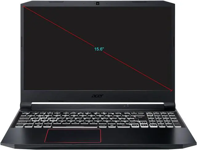 Alt view image 5 of 17 - Acer Nitro 5 - 15.6" - Intel Core i5-10300H - GeForce GTX 1650 - 8 GB DDR4 - 512 GB SSD - Windows 10 Home - Gaming Laptop (AN515-55-55SD)
