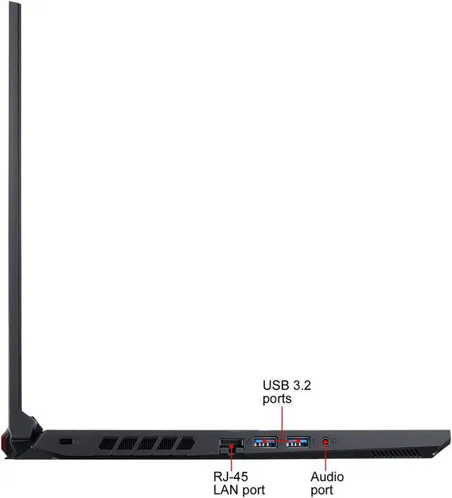 Alt view image 14 of 17 - Acer Nitro 5 - 15.6" - Intel Core i5-10300H - GeForce GTX 1650 - 8 GB DDR4 - 512 GB SSD - Windows 10 Home - Gaming Laptop (AN515-55-55SD)