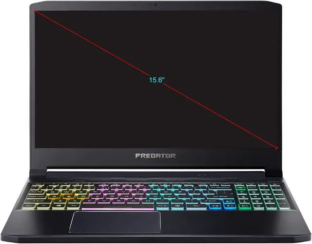 Alt view image 5 of 15 - Acer Predator Triton 300 - 15.6" 240 Hz - Intel Core i7-10750H - GeForce RTX 2070 Max-Q - 16 GB Memory - 512 GB PCIe SSD - Windows 10 Home - Gaming Laptop (PT315-52-73WT)