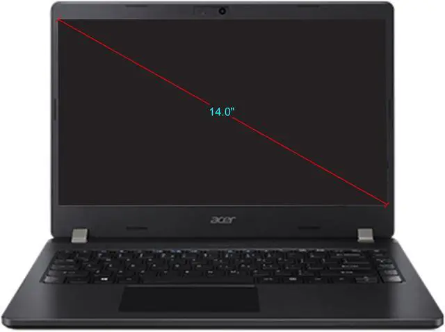 Alt view image 8 of 10 - Acer Laptop TravelMate P2 Intel Core i7-10510U 8GB Memory 256 GB SSD Intel UHD Graphics 14.0" Non-Touch Screen Windows 10 Pro 64-bit TMP214-52-71JW