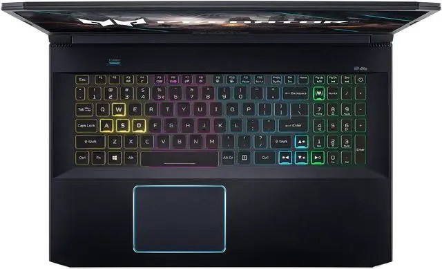 Alt view image 9 of 15 - Acer Predator Helios 300 - 17.3" 144 Hz - Intel Core i7-10750H - GeForce RTX 2060 - 16 GB Memory - 1 TB SSD - Windows 10 Home - Gaming Laptop (PH317-54-77TH)