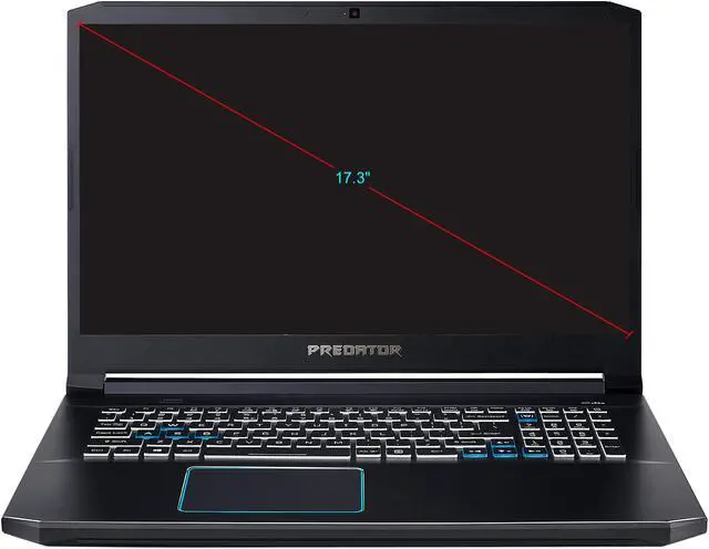 Alt view image 3 of 15 - Acer Predator Helios 300 - 17.3" 144 Hz - Intel Core i7-10750H - GeForce RTX 2060 - 16 GB Memory - 1 TB SSD - Windows 10 Home - Gaming Laptop (PH317-54-77TH)