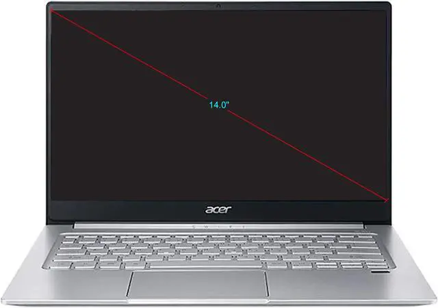 Alt view image 3 of 15 - Acer Laptop Swift Intel Core i7-1165G7 8GB Memory 512 GB PCIe SSD Intel Iris Xe Graphics 14.0" Non-Touch Screen Windows 10 Home 64-bit SF314-59-769R