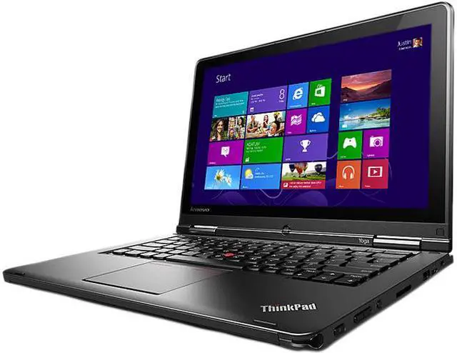 Main image of Lenovo ThinkPad 20CD00BXUS Ultrabook/Tablet - 12.5" - In-plane Switching (IPS) Technology - Intel Core i5 i5-4300U 1.90 GHz - Black