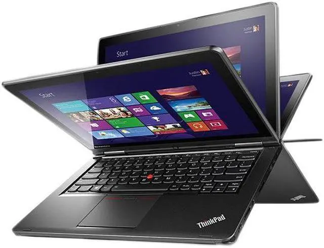 Alt view image 3 of 6 - Lenovo ThinkPad 20CD00BXUS Ultrabook/Tablet - 12.5" - In-plane Switching (IPS) Technology - Intel Core i5 i5-4300U 1.90 GHz - Black