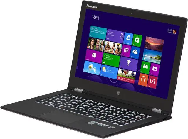 Alt view image 5 of 11 - Lenovo Yoga 2 Pro 13.3" Multimode Laptop with Intel Core i5-4200U 1.6Ghz (2.6Ghz Turbo), 4GB DDR3L RAM, 128GB SSD, WQXGA+ QHD+ 3200x1800 IPS 10 Point Multi Touch Display, 360 Degrees Hinge