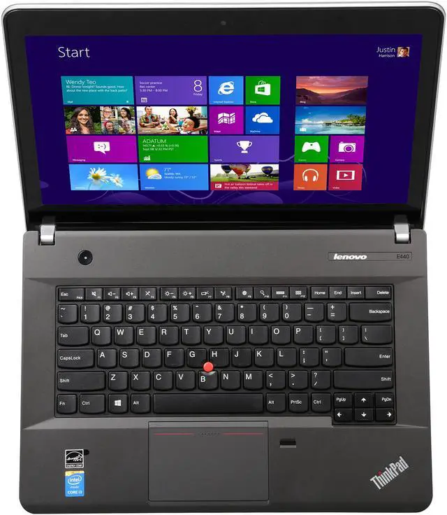 Alt view image 6 of 8 - ThinkPad Laptop Edge Intel Core i3-4000M 4GB Memory 500GB HDD Intel HD Graphics 4600 14.0" Touch Screen Windows 8.1 64-Bit E440 Touch (20C5008UUS)