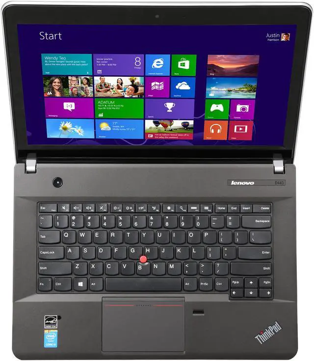 Alt view image 6 of 8 - ThinkPad Laptop Edge Intel Core i5-4200M 4GB Memory 500GB HDD Intel HD Graphics 4600 14.0" Touch Screen Windows 8.1 64-Bit E440 (20C5008VUS)