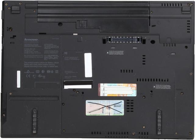 Alt view image 7 of 8 - Lenovo ThinkPad T500 15.4" Black Laptop - Intel Core 2 Duo P8700 2.53GHz 2GB SODIMM DDR3 SATA 2.5" 160GB Windows 7 Home Premium 32-Bit