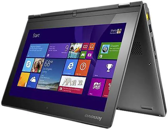 Alt view image 3 of 4 - Lenovo Yoga 2 11.6" Multimode Laptop with Intel Pentium N3520 Quad Core 2.166 Ghz (2.42 Ghz Burst), 4GB DDR3L RAM, 500GB HDD, HD LED Multi Touch Display, 360 Degrees Hinge Windows 8