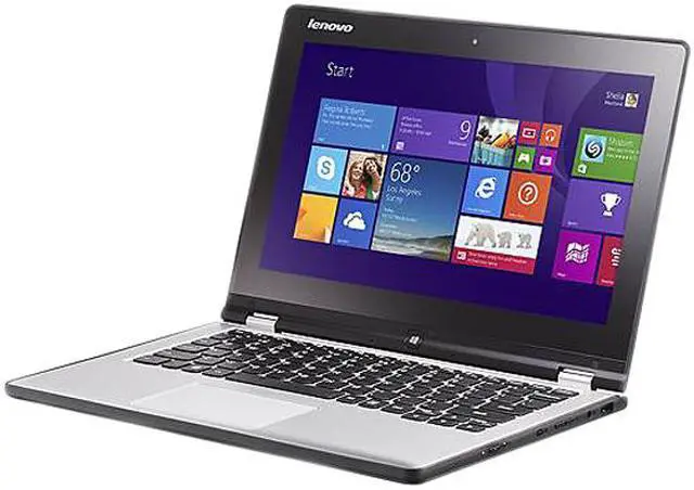 Alt view image 4 of 4 - Lenovo Yoga 2 11.6" Multimode Laptop with Intel Pentium N3520 Quad Core 2.166 Ghz (2.42 Ghz Burst), 4GB DDR3L RAM, 500GB HDD, HD LED Multi Touch Display, 360 Degrees Hinge Windows 8