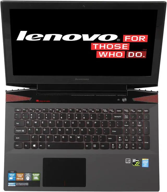 Alt view image 6 of 8 - Lenovo - 15.6" NVIDIA GeForce GTX 860M - Intel Core i7-4700HQ  - 8GB Memory - 8 GB SSD - Windows 8.1 64-Bit - Gaming Laptop - (Y50 (59425944) )