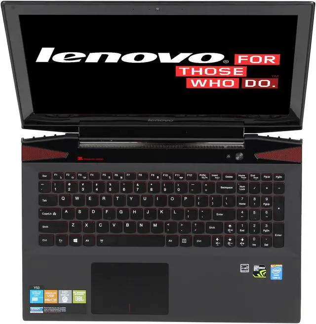 Alt view image 6 of 8 - Lenovo - 15.6" NVIDIA GeForce GTX 860M - Intel Core i5-4200H  - 8GB Memory - 8 GB SSD - Windows 8.1 64-Bit - Gaming Laptop - (Y50 (59418222) )