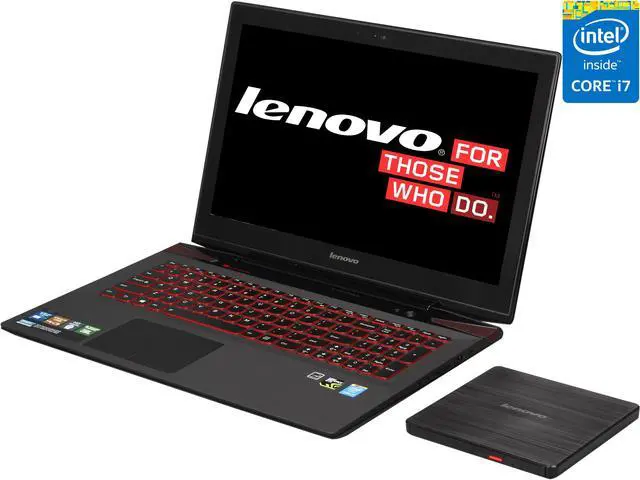 Main image of Lenovo - 15.6" 4K / UHD NVIDIA GeForce GTX 860M - Intel Core i7-4700HQ  - 16GB Memory - 256 GB SSD - Windows 8.1 64-Bit - Gaming Laptop - (Y50 4K (59425943) )