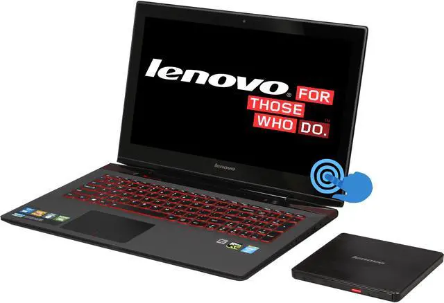 Main image of Lenovo - 15.6" NVIDIA GeForce GTX 860M - Intel Core i7-4700HQ  - 8GB Memory - 8 GB SSD - Windows 8.1 64-Bit - Gaming Laptop - (Y50 Touch (59426255) )