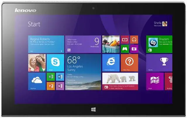 Alt view image 5 of 13 - Lenovo Miix 2 11 Detachable 2in1 Tablet- Intel Core i5 4GB Memory 128GB SSD 11.6" Touchscreen Windows 8.1 with Dock (59413201)