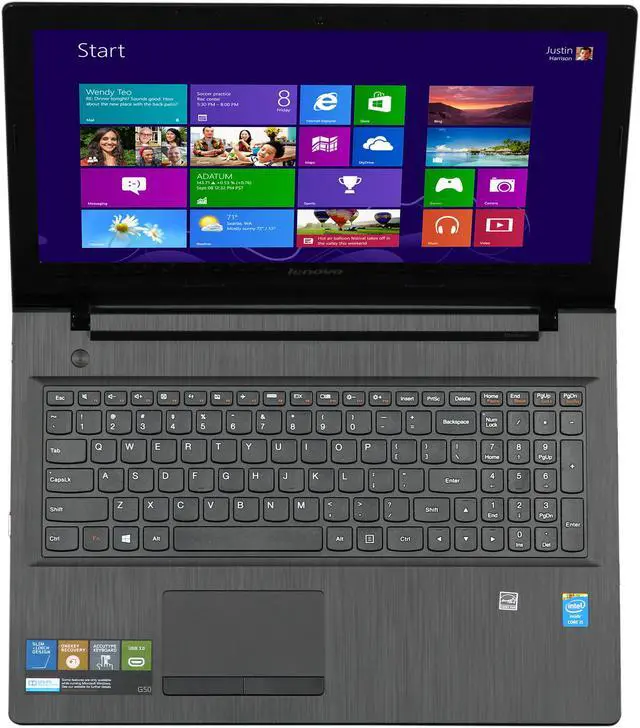 Alt view image 6 of 8 - Lenovo Laptop Intel Core i5-4210U 6GB Memory 1TB HDD Intel HD Graphics 4400 15.6" Non-Touch Screen Windows 8.1 G50 (59421806)