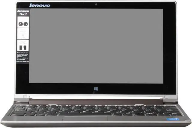Alt view image 5 of 8 - Lenovo Convertible Notebook Intel Celeron N2810 2GB Memory 500GB HDD Intel HD Graphics 10.1" Touch Screen Windows 8.1 Flex 10 (59420879)