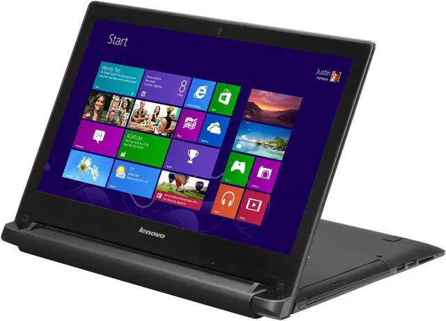 Alt view image 8 of 9 - Lenovo 2-in-1 Notebook Intel Core i5-4210U 6GB Memory 500GB HDD 8 GB SSD Intel HD Graphics 4400 15.6" Touch Screen Windows 8.1 Flex 2 15 (59418262)
