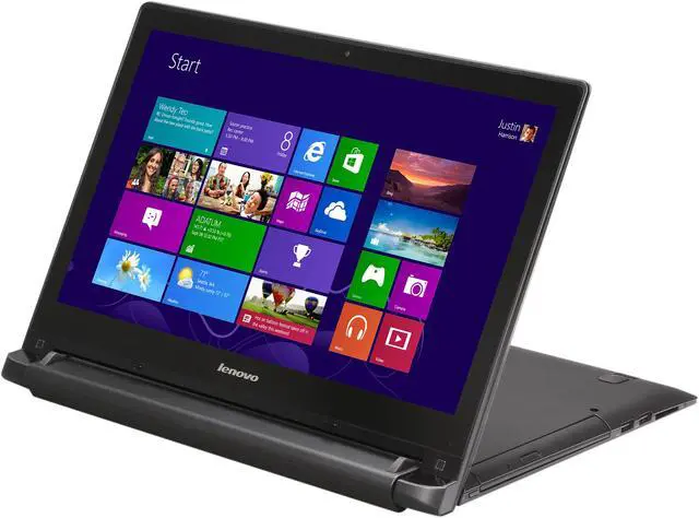Alt view image 8 of 9 - Lenovo 2-in-1 Notebook Intel Core i7-4510U 8GB Memory 500GB HDD 8 GB SSD Intel HD Graphics 4400 15.6" Touch Screen Windows 8.1 Flex 2 15 (59418265)