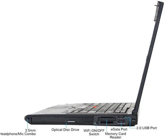 Alt view image 3 of 4 - ThinkPad Laptop T420 Intel Core i5 2.50 GHz 4 GB Memory 320 GB HDD Intel HD Graphics 3000 14.0" Windows 10 Pro 64-Bit