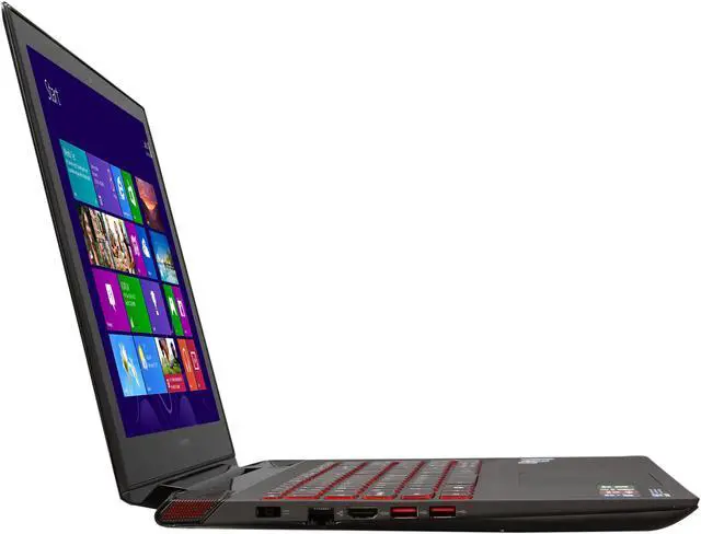Alt view image 4 of 8 - Lenovo - 15.6" NVIDIA GeForce GTX 860M - Intel Core i7-4700HQ  - 16GB Memory - 8 GB SSD - Windows 8.1 - Gaming Laptop - (Y50 Touch (59413538) )