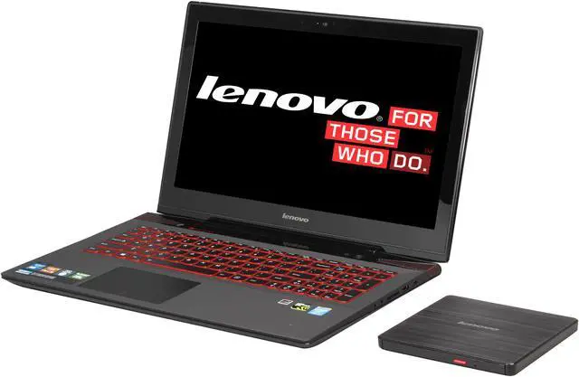 Main image of Lenovo - 15.6" NVIDIA GeForce GTX 860M - Intel Core i7-4710HQ  - 8GB Memory - 8 GB SSD - Windows 8.1 64-Bit - Gaming Laptop - (Y50 (59418226) )