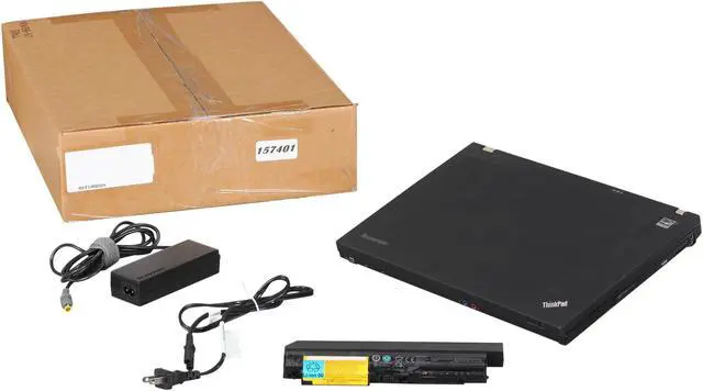 Alt view image 8 of 8 - Lenovo ThinkPad T400 14.1" Notebook with Intel Core 2 Duo 2.66Ghz, 2GB DDR3 Memory, 120GB HDD, DVDROM, Windows 7 Professional 32 Bit