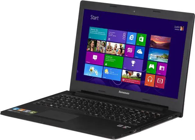 Main image of Lenovo G505s 15.6” Notebook with Quad Core AMD A10-5750M APU 2.50Ghz, 6GB DDR3 Memory, 1TB HDD, HD 720P Webcam, Bluetooth 4.0, HDMI Out, DVDRW Super Multi, Radeon HD 8650G, Windows 8.1