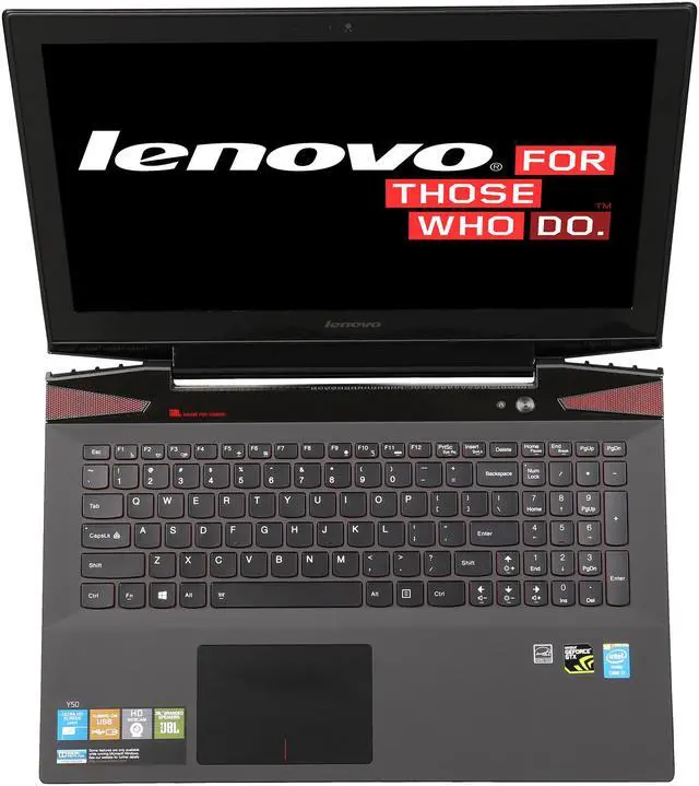 Alt view image 6 of 8 - Lenovo Y50 15.6" Gaming Laptop with Intel Core i7 4700HQ (2.40GHz), 8GB Memory, 1TB HDD + 8GB SSD, NVIDIA GeForce GTX 860M 2GB, Windows 8.1 64-Bit