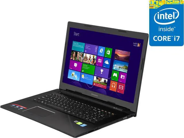 Main image of Lenovo Z70-80 80FG0037US 17.3" LED Notebook - Intel Core i7 i7-5500U Dual-core (2 Core) 2.40 GHz - Silver, Black