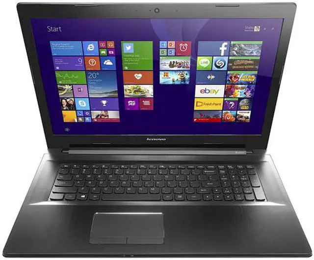 Alt view image 2 of 9 - Lenovo Laptop Intel Core i7-5500U 8GB Memory 1TB HDD 8 GB SSD NVIDIA GeForce 840M 17.3" Non-Touch Screen Windows 8.1 64-Bit Z70