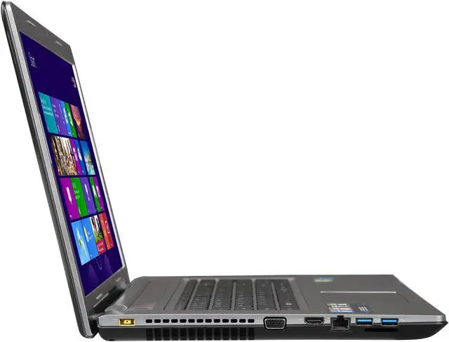 Alt view image 4 of 8 - Lenovo Z710 (59421370) 17.3” Notebook with Quad Core Intel Core i7 4710MQ 2.50GHz (3.50Ghz Turbo), 16GB Memory, 1TB HDD + 8GB SSD, NVIDIA GeForce GT 745M, Blu-Ray Ultrabay, Windows 8.1