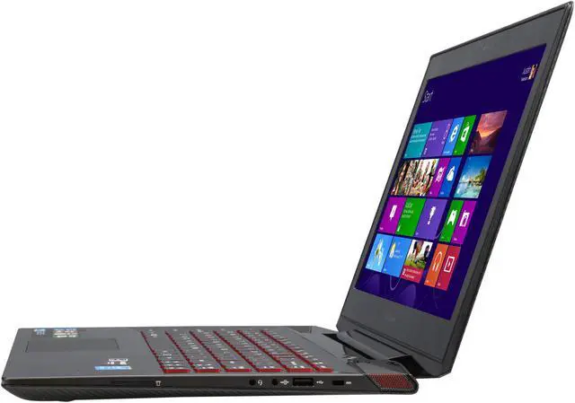 Alt view image 2 of 8 - Lenovo Y40 14" Full HD Gaming Notebook with Intel Core i7-4510U 2.00GHz (3.10Ghz Turbo), 16GB Memory, 1TB HDD + 8GB SSD, Radeon R9 M275 2GB, JBL Speakers Windows 8.1 64-Bit