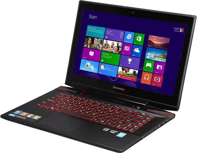 Main image of Lenovo - 14.0" AMD Radeon R9 M275 - Intel Core i7-4510U - 8GB Memory - 256 GB SSD - Windows 8.1 64-Bit - Laptop - (Y40-70 (59423035) )
