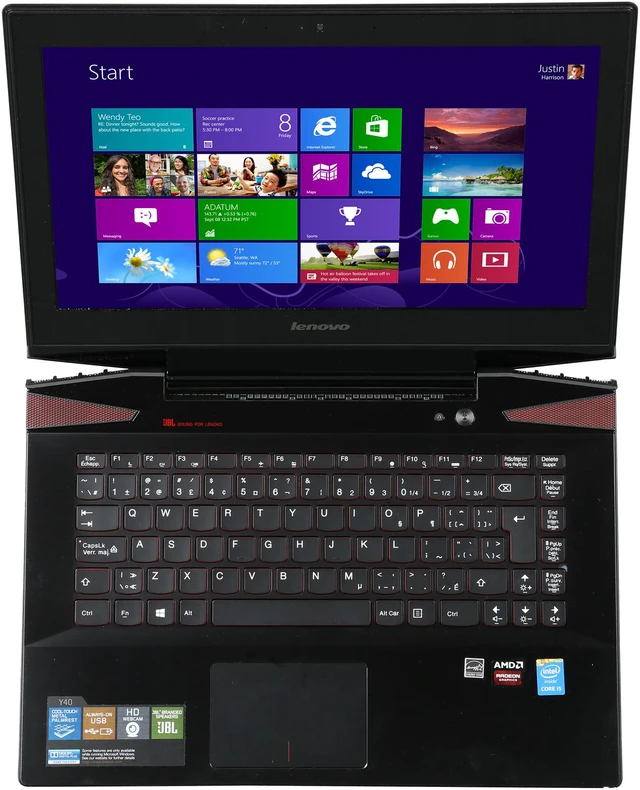 Alt view image 6 of 8 - Lenovo - 14.0" - Intel Core i5-4210U - AMD Radeon R9 M275 - 8GB Memory DDR3L 1600 - 8GB SSD - Windows 8.1 64-Bit (59423018 )