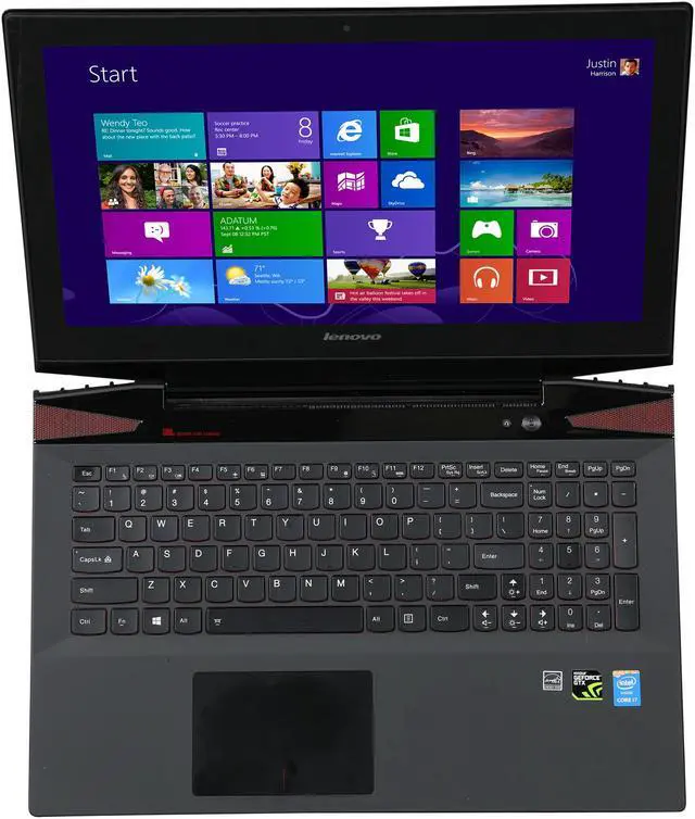 Alt view image 6 of 8 - Lenovo Y50 Touch 15.6” Full HD Touchscreen Gaming Laptop with Quad Core i7-4710HQ 2.50 GHz (3.50 Ghz Turbo), 16 GB Memory, 1 TB HDD + 8 GB SSD, NVIDIA GeForce GTX 860M 4 GB, JBL Speakers, Windows 8.1